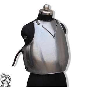 Medieval Churburg-Style Breastplate 1.5mm – Handcrafted Steel Armor with Historical Design for Reenactments,(Free Gift Inside)