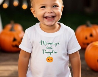 Mommy's Little Pumpkin Infant T-shirt, Fall kids t-shirt, Thanksgiving baby shirt, Holiday t-shirt, Pumpkin Shirt, Little Pumpkin Tee