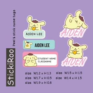 Niedliche Kinder Etiketten - Niedliche spülmaschinenfeste Etiketten - Niedliche wasserfeste Etiketten - Niedliche Kinder Namensetiketten - Namensschild