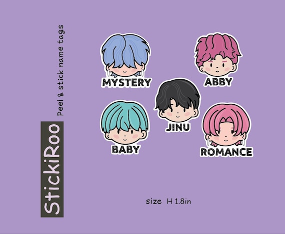 Saja Boys Kpop Stickers, Demon Hunter Waterproof Decals - Etsy