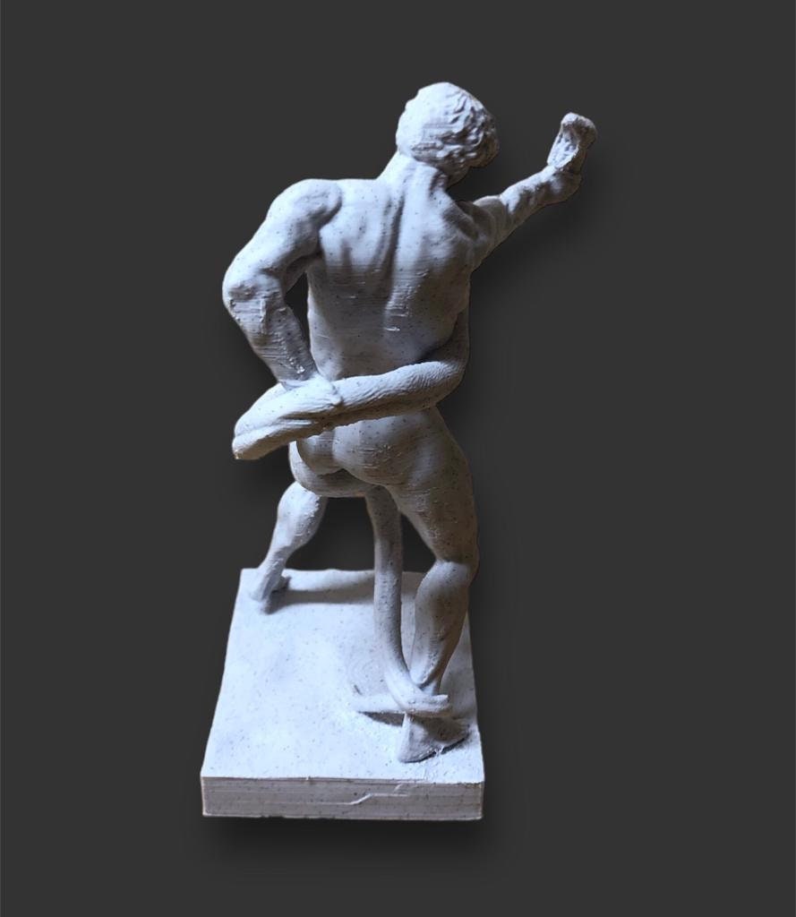 Athlete Wrestling a Python Sculpture - Home Decor - Etsy