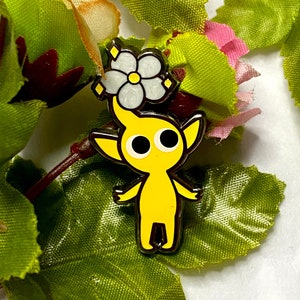 Yellow Pikmin Inspired Hard Enamel Pin
