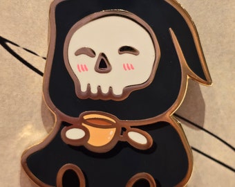 All the Tea Grim Hard Enamel Pin