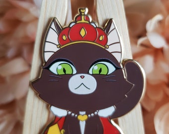 Queen Kitty Cat Hard Enamel Pin