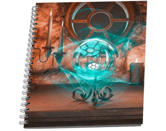 Crystal Ball Dotted Notebook