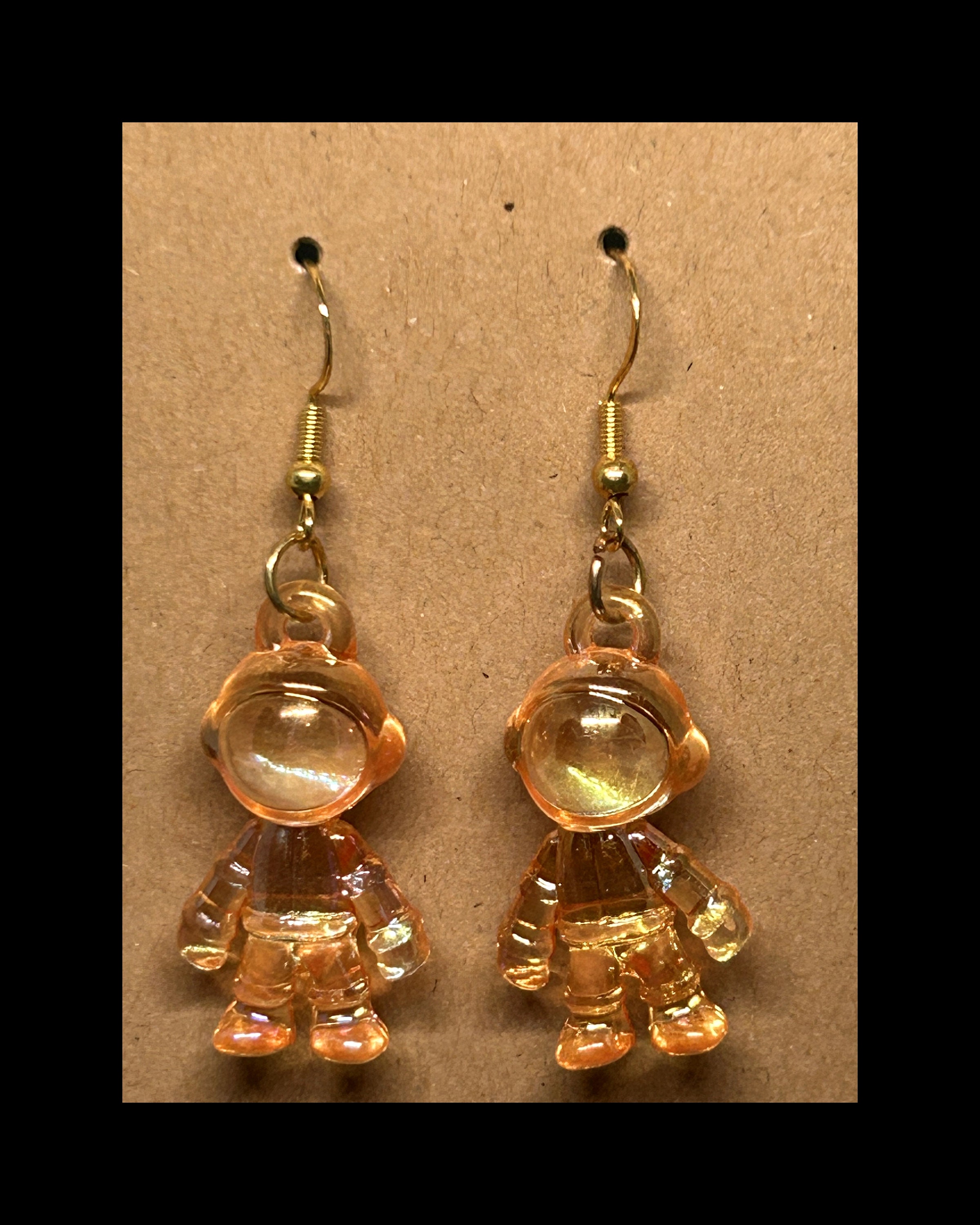 Astronaut earrings