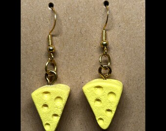 Cheese earrings