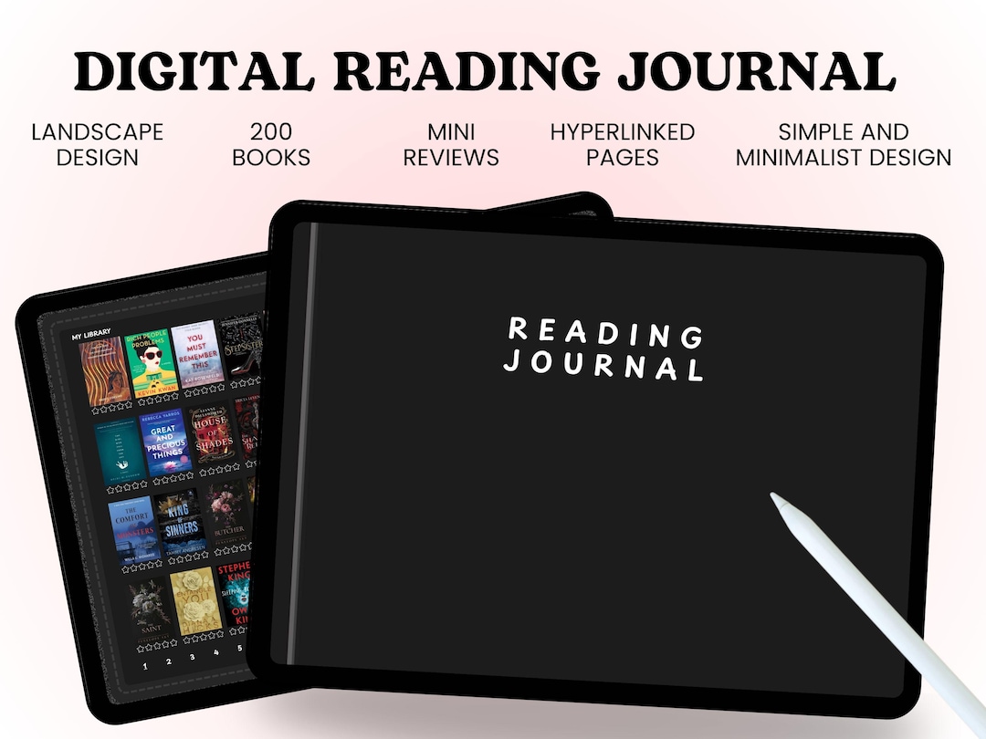 Tracker Lecture 200 Mini Book Review Tracker PDF | Interactive Book Tracker | Digital ...