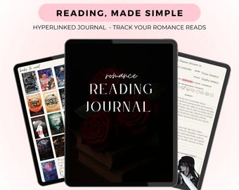 160-Book Digital Reading Journal Light Mode | Digital Book Tracker (PDF)