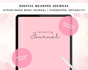 Mini cuaderno de reseñas de libros / Diario de lectura digital (PDF)