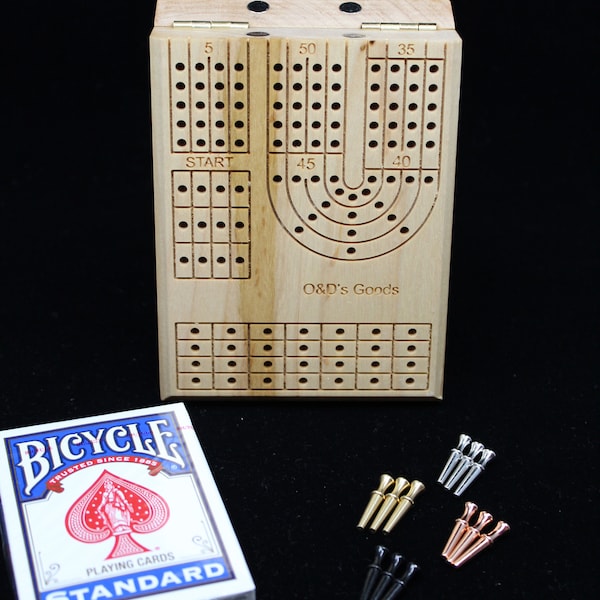 Travel Cribbage Board (Compact Version)