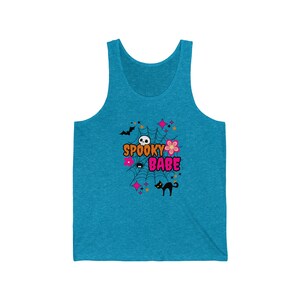 Spooky Babe Halloween Bella & Canvas Unisex Jersey Tank