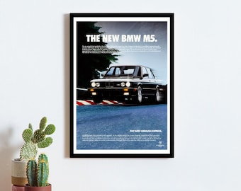 BMW E30 M3 Vintage Poster Print - Etsy UK