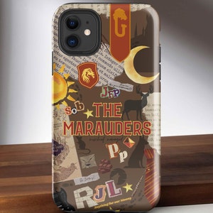 The Marauders Phone Case, Moony, Wormtail, Padfoot, Prongs, Regulus Black, All the young dudes Fanmerch, Sirius Black, Remus Lupin, Wolfstar