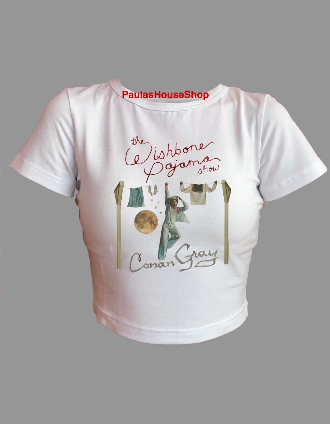Conan Gray Wishbone Pajama Show Organic Cotton Tee - Etsy