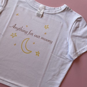 Crop top Alles für unsere Moony, The Marauders, moony t-shirt, Harry Potter inspiriert, Tatze, Wurmschwanz, wolfstar, jegulus, Hogwarts, HP