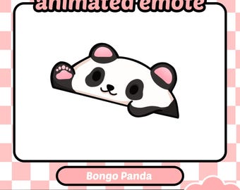 ANIMATED Bongo Panda Emote - Twitch Kick Youtube Discord Panda Twitch Emote Animated Twitch Emotes Bongo Cat Panda Emotes
