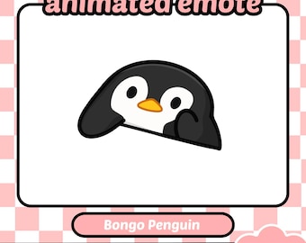 ANIMATED Bongo Penguin Emote - Twitch Kick Youtube Discord Penguin Twitch Emote Animated Twitch Emotes Bongo Cat Penguin Emotes