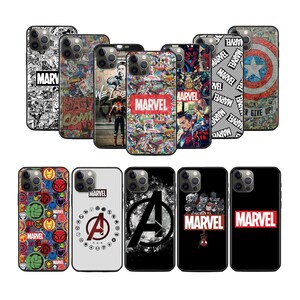 SuperHeros iPhone Case Phone Cover for iPhone 15 14 13 12 11 Plus Pro Max 13 Mini XR X 7 8 SE Flexible Soft Apple Phone Cover