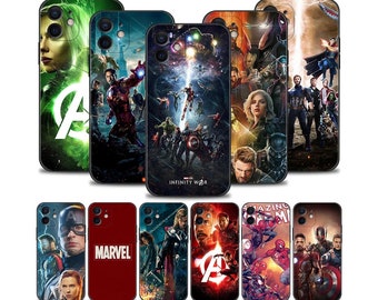 SuperHero Fantastic Movie iPhone Case Phone Cover pour iPhone 15 14 13 12 11 Pro Max 13 12 Mini XR X 7 8 Plus Silicone Soft Apple Phone Cover