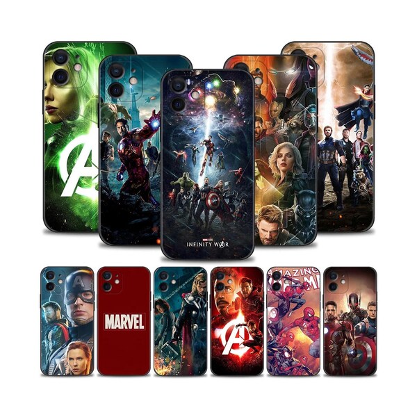 SuperHero Fantastic Movie iPhone Case Phone Cover for iPhone 15 14 13 12 11 Pro Max 13 12 Mini XR X 7 8 Plus Silicone Soft Apple Phone Cover