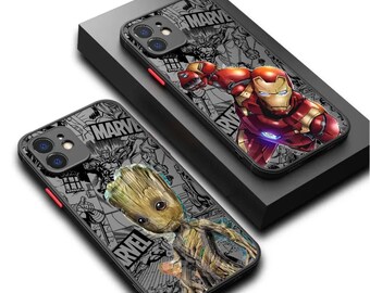 Superheld Cartoon Film iPhone Handyhülle Handyhülle 15 14 13 12 11 Pro Plus Max Mini Xs X Xr 8 7 Plus SE iPhone Silikonhülle