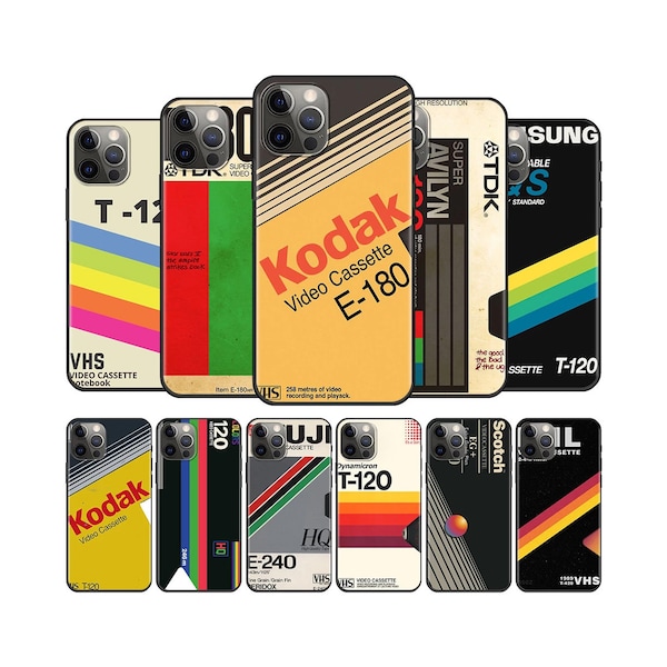 Coque VHS Tape Best Phone Case iPhone Cover for iPhone 14 13 12 11 Pro Max 13 12 Mini XR X 7 8 Plus SE Flexible Soft Apple Phone Cover