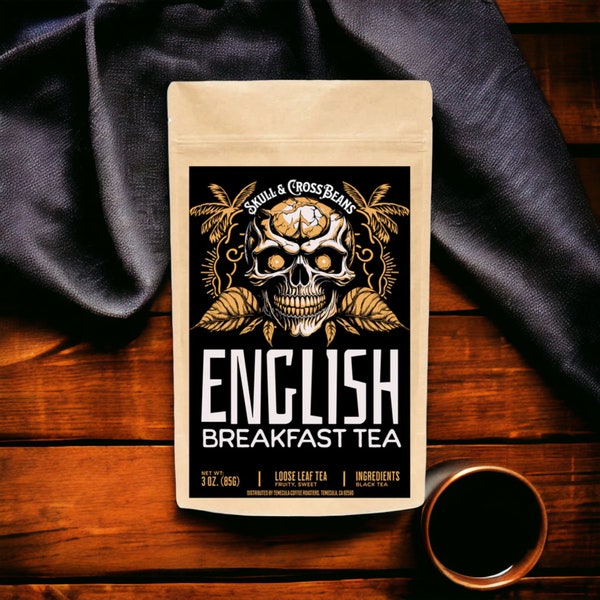 English Breakfast Tea -Tea Gift, Loose Leaf Tea Gift, Gift for husband, Gift for Wife, Vegan Drink, Gift for him, Black Friday Deal, Artisan