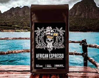 African Espresso Coffee Gift, Specialty Coffee, Espresso Coffee Beans, Fresh Roasted Coffee, Fresh Africa Coffee Beans, coffee gift under 20