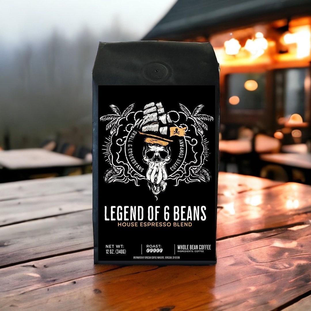 Legend of 6 Beans, House Espresso Blend, 6 Bean Blend Coffee, Freshly