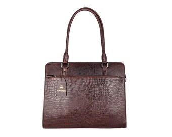 Tote Bag for Women, Office bag for working women, Full Grain Leather shoulder bag for women