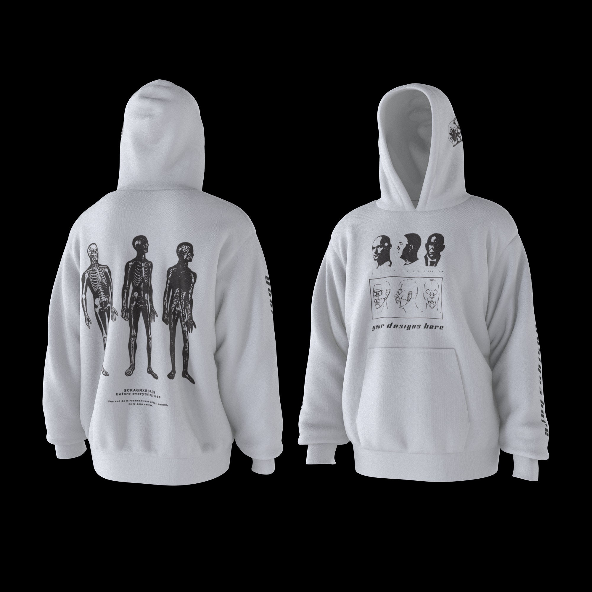 Hoodie animated online mockup