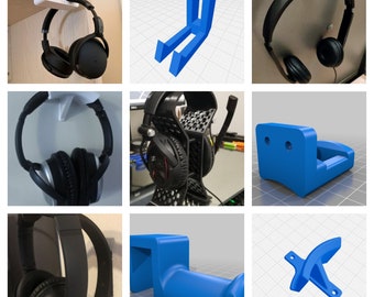 Buy Headphone Hanger Bundle STL 3D Print Files 3D Model Bundle