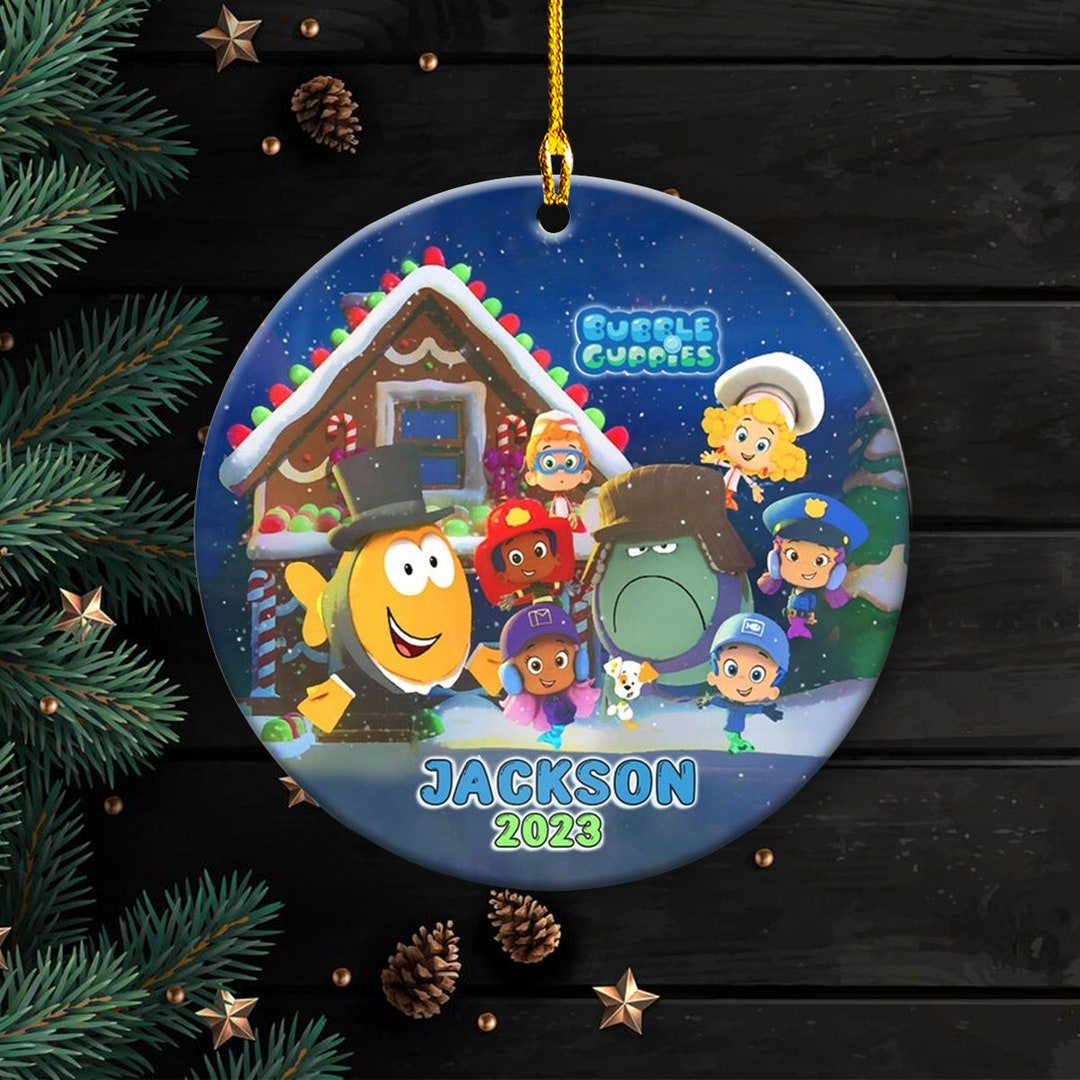Bubble Guppies Christmas Ornament-oona Christmas - Etsy