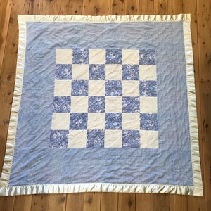 Baby Quilt Handmade Baby Blanket Soft Wool Crib Quilt Baby Shower Gift Wool Nursery Blanket Heirloom Quality Baby Quilt Unique Baby Quilt