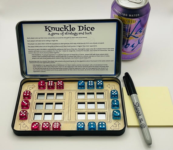 Knuckle Dice - Travel Game - Etsy