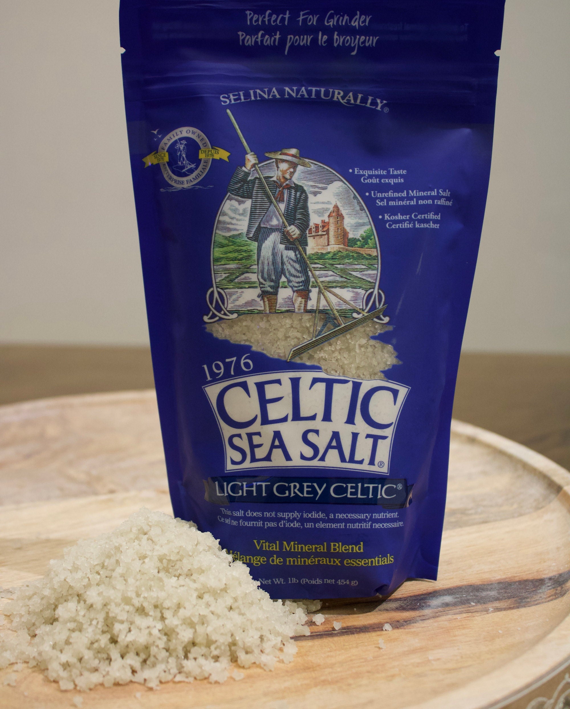 Sel Gris Celtique de France (French Grey Celtic Sea Salt) Tamisé