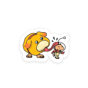 Autocollant Pikmin - Sticker Jeu Vidéo