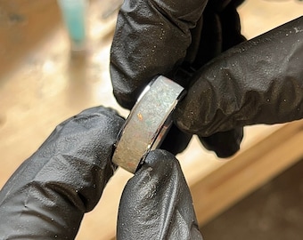 Personalisierte Feuerbestattung Asche Ring: Erinnerungsschmuck