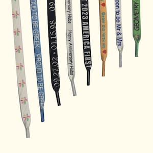 Designer shoelaces top