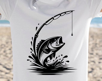 Fishing Svg Png, Bass Fishing Svg , Bass Fish Svg, Fish Png,  Bass Cricut , Bass Cut file, Fish Hook Svg, Cricut and Silhouette , Fish