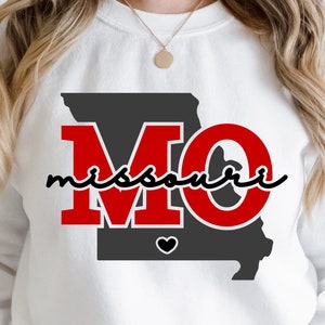 Missouri Svg Png, Missouri Love Svg, Missouri Silhouette, Missouri Shirt Svg, MO Svg, Missouri Shirt Print, Missouri Outline Svg