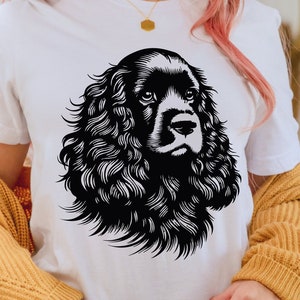 Cocker Spaniel Svg Png, Dog Svg, Animal Svg, Dog Breed Svg, Animals Png, Dog Vector,  American Cocker, Dog Clipart, Dog Cut File