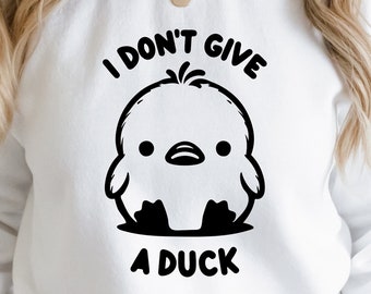 No doy un pato svg png, pato svg, pato png, animal svg, animales png, pato fresco svg, archivo de corte de pato, imágenes prediseñadas de pato, pato vektor