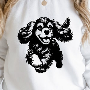 Cocker Spaniel Svg Png, Dog Svg, Animal Svg, Dog Breed Svg, Animals Png, Dog Vector,  American Cocker, Dog Clipart, Dog Cut File