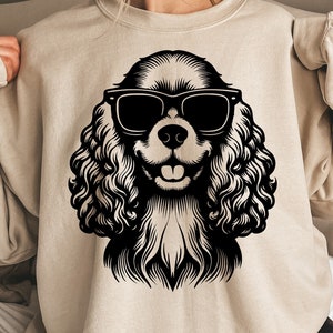 Cocker Spaniel Svg Png, Dog Svg, Animal Svg, Dog Breed Svg, Animals Png, Dog Vector,  American Cocker, Dog Clipart, Dog Cut File