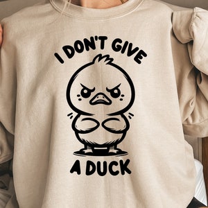 I Don&#39;t Give A Duck Svg Png, Duck Svg, Duck Png, Animal Svg, Animals Png, Cool Duck Svg, Duck Cut File, Duck Clipart, Duck Vektor