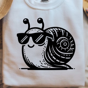 Schnecken-Svg Png, Tier-Svg, Süße Schnecke-Svg, Schnecken-vektor, Schnecke-Silhouette, süße Schnecke Png, Schnecke geschnitten Datei, Schnecke Clipart, Sonnenbrillen-Svg