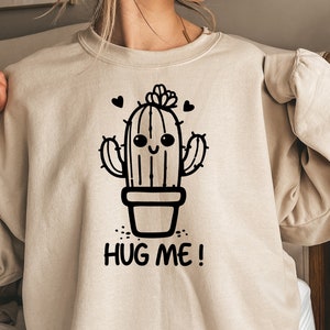 Abrázame cactus svg png, cactus svg, abrázame svg, planta svg, planta de interior svg, camisa divertida svg, refranes divertidos svg, cactus, svg divertido