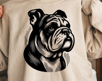 Bulldog With Glasses Svg Bulldog Wearing Sunglasses Png Bulldog